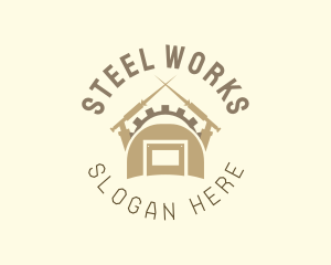 Steel Metalwork Welding logo design