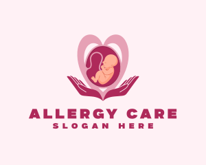 Pediatrician Care Pregnancy logo design