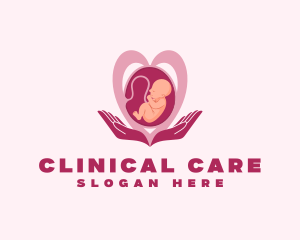 Pediatrician Care Pregnancy logo design