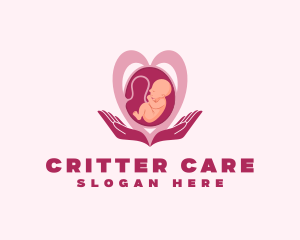 Pediatrician Care Pregnancy logo design