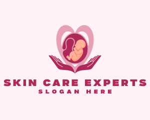 Pediatrician Care Pregnancy logo design