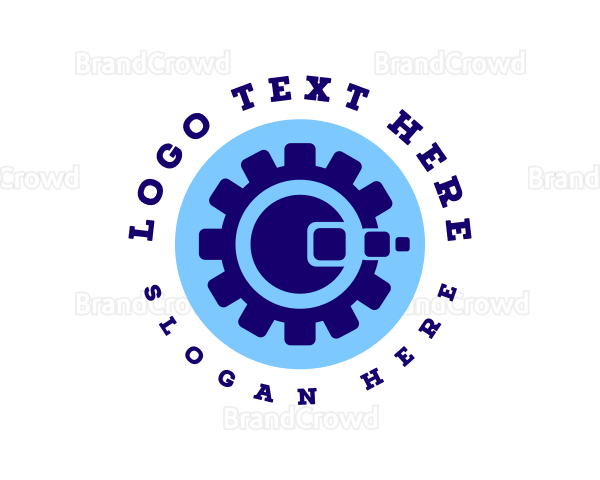 Mechanic Cog Gear Logo