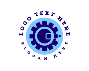 Factory - Mechanic Cog Gear logo design
