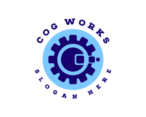 Cog - Mechanic Cog Gear logo design