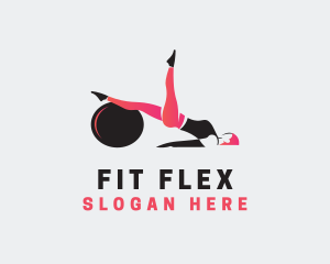 Exercise - Exercise Fitness Woman logo design