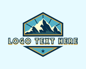Outdoor - Mountain Adventure Alpine logo design