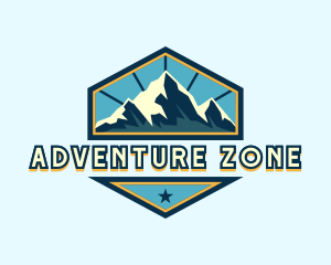 Mountain Adventure Alpine logo design