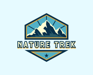 Hike - Mountain Adventure Alpine logo design