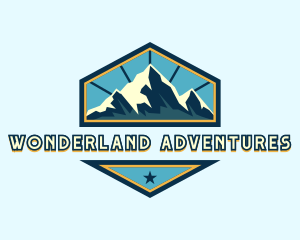 Mountain Adventure Alpine logo design