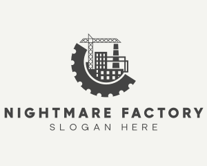 Industrial Factory Construction logo design