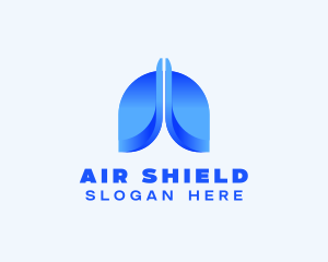 Respirator - Respiratory Lungs Clinic logo design