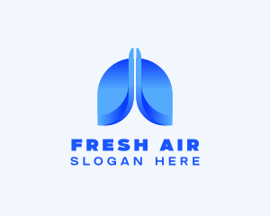 Lungs - Respiratory Lungs Clinic logo design