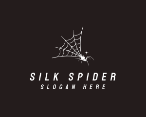 Arachnid Spider Web logo design