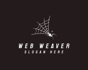 Spider - Arachnid Spider Web logo design