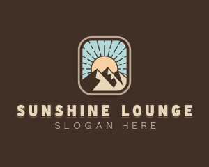 Mountain Sun Camping logo design