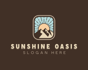 Mountain Sun Camping logo design