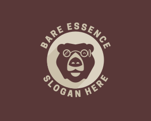 Bear Eyeglass Eyewear logo design