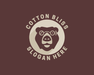 Bear Eyeglass Eyewear logo design