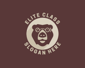 Bear Eyeglass Eyewear logo design