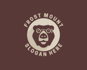 Bear Eyeglass Eyewear logo design