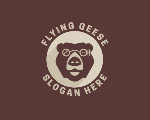 Bear Eyeglass Eyewear logo design