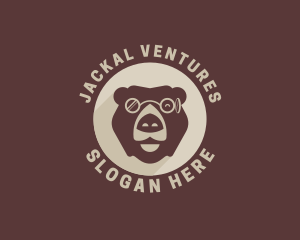 Bear Eyeglass Eyewear logo design