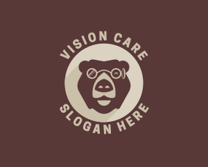 Ophthalmology - Bear Eyeglass Eyewear logo design