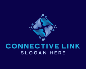 Network - Pixel Technology Network logo design
