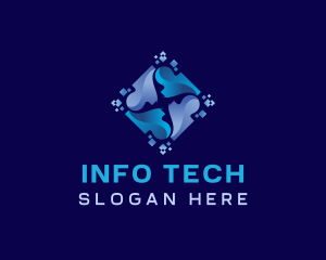 Information - Pixel Technology Network logo design