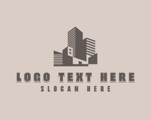 Building - Condominium Tower Property logo design
