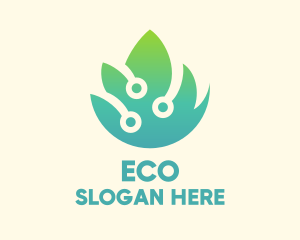 Eco Friendly Technology  logo design