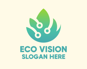 Eco Friendly Technology  logo design