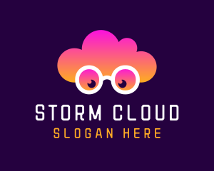 Internet Savvy Cloud logo design