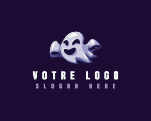 Floating Ghost Spirit Logo