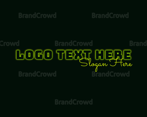 Neon Glow Business Logo