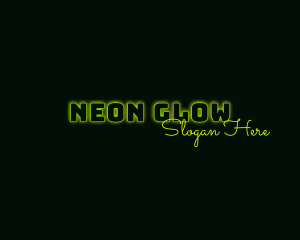 Neon Glow Business logo design