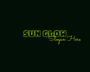 Neon Glow Business logo design