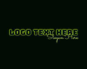 Glow - Neon Glow Business logo design