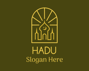 Golden Arch Mosque Logo