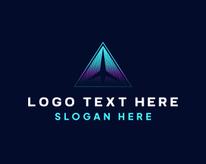 Finance - Pyramid Triangle Technology logo design