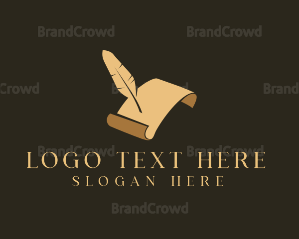 Legal Document Scroll Logo