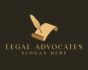 Legal Writing Paper logo design