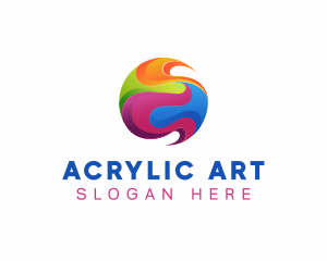 Creative Painting Sphere logo design