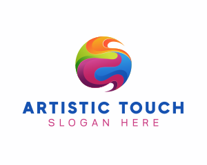 Creative Painting Sphere logo design