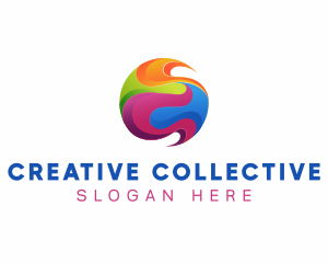 Creative Painting Sphere logo design