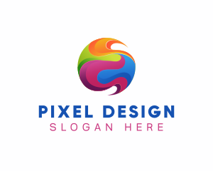 Creative Painting Sphere logo design