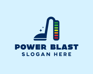 Vacuum Charging Power logo design