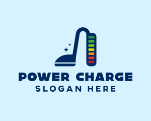 Vacuum Charging Power logo design