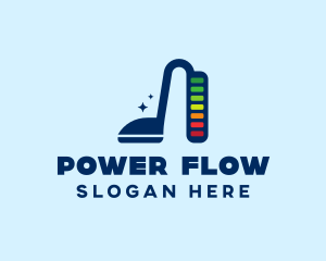 Vacuum Charging Power logo design