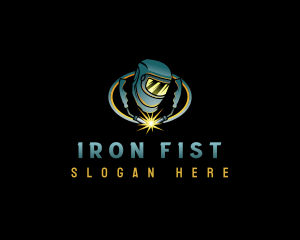 Metalwork Machinist Welder logo design